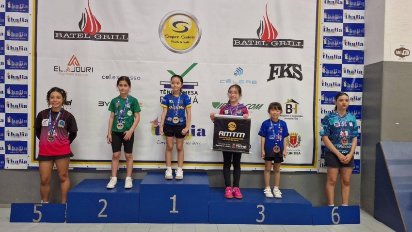 ASSAÍ – TENISTAS FAZEM BONITO NO CAMPEONATO PARANAENSE DE TENIS DE MESA