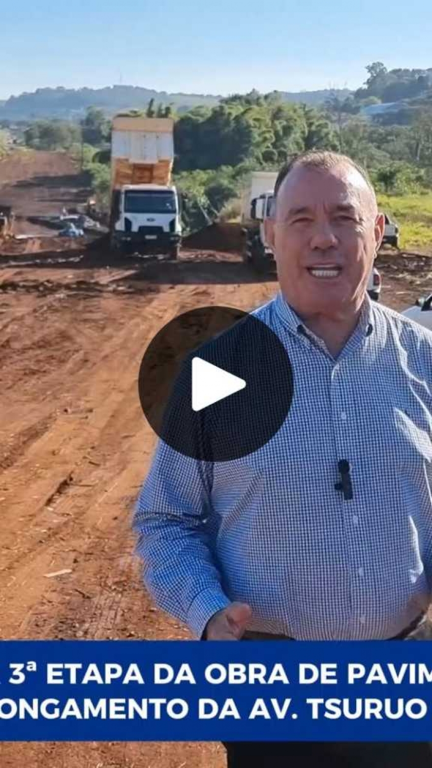 ASSAÍ - INICIADA A 3ª ETAPA DA OBRA DE PAVIMENTAÇÃO E PROLONGAMENTO DA AV. TSURUO TANNO