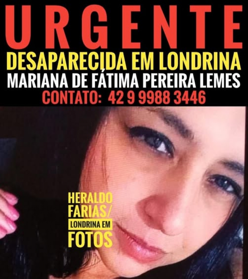 MULHER DESAPARECIDA EM LONDRINA - PR