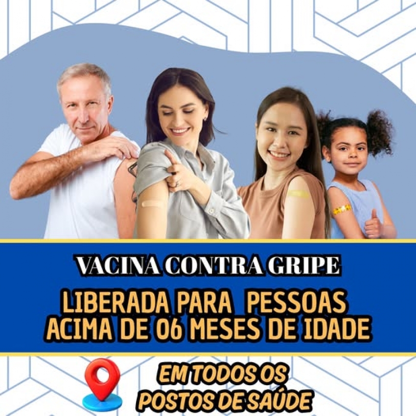 ASSAÍ - VACINAÇÃO CONTRA GRIPE LIBERADA PARA TODA POPULAÇÃO ACIMA DE 06 MESES DE IDADE!