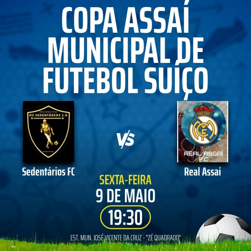 ASSAÍ - A BOLA ROLA NESTA SEXTA NO 13 DE MAIO